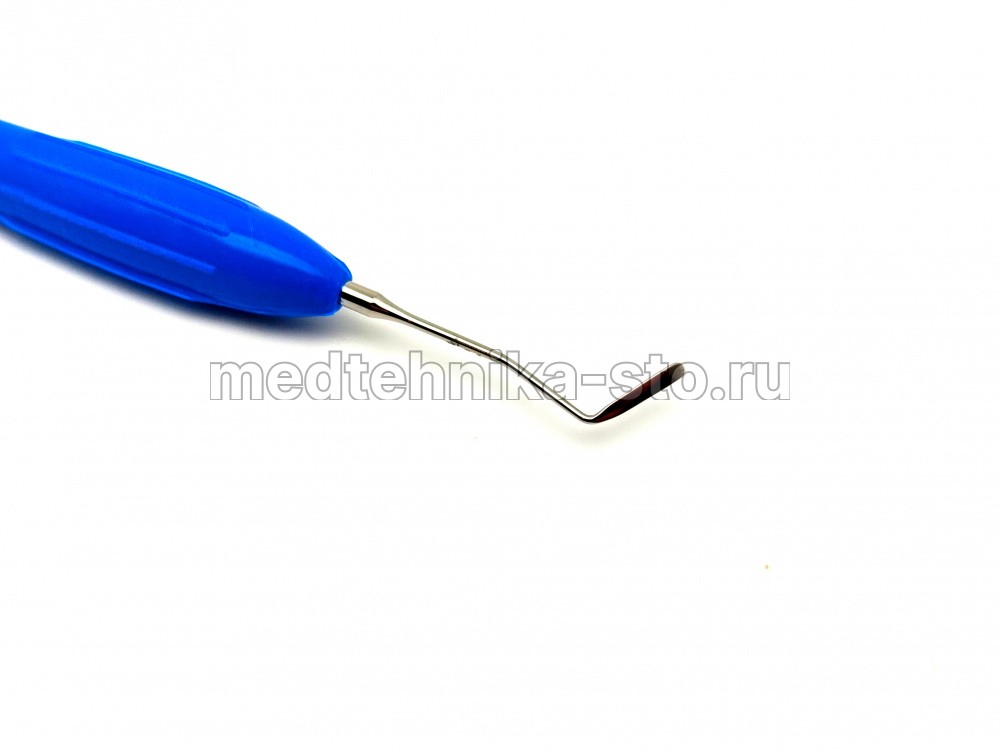 Гладилка с силиконовой ручкой, 02 синяя