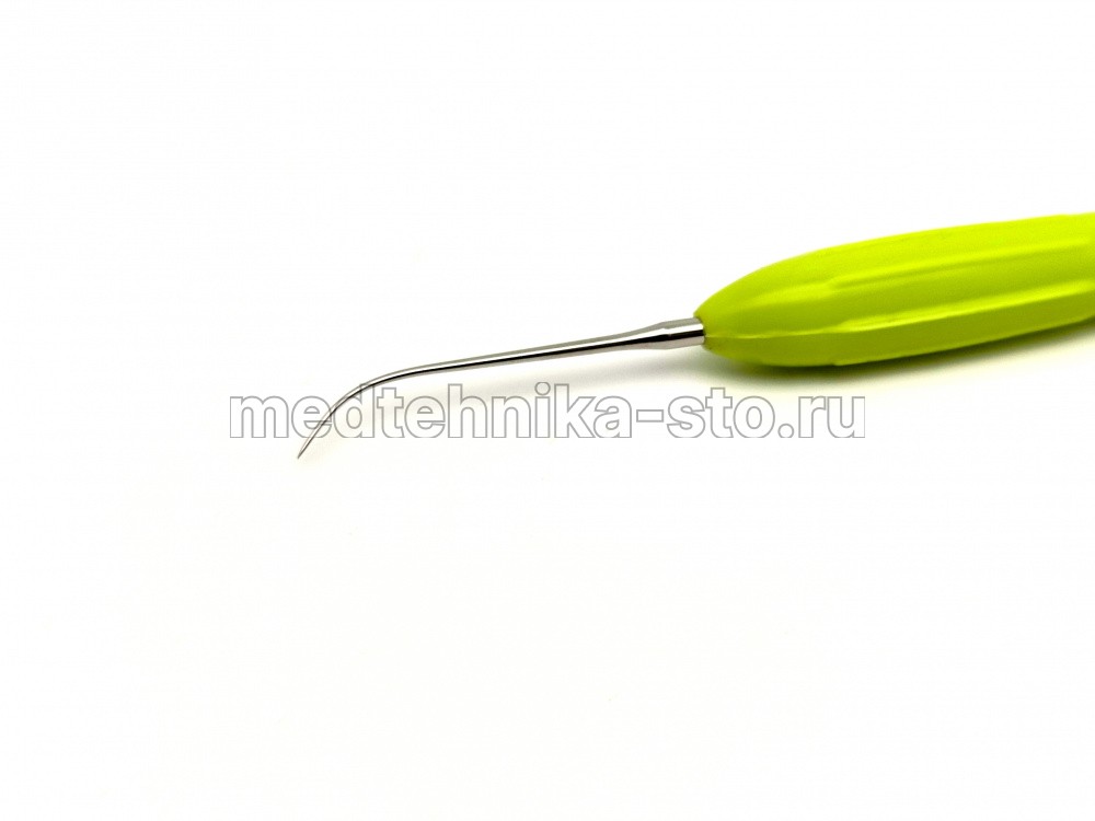 Гладилка с силиконовой ручкой, 01 зеленая