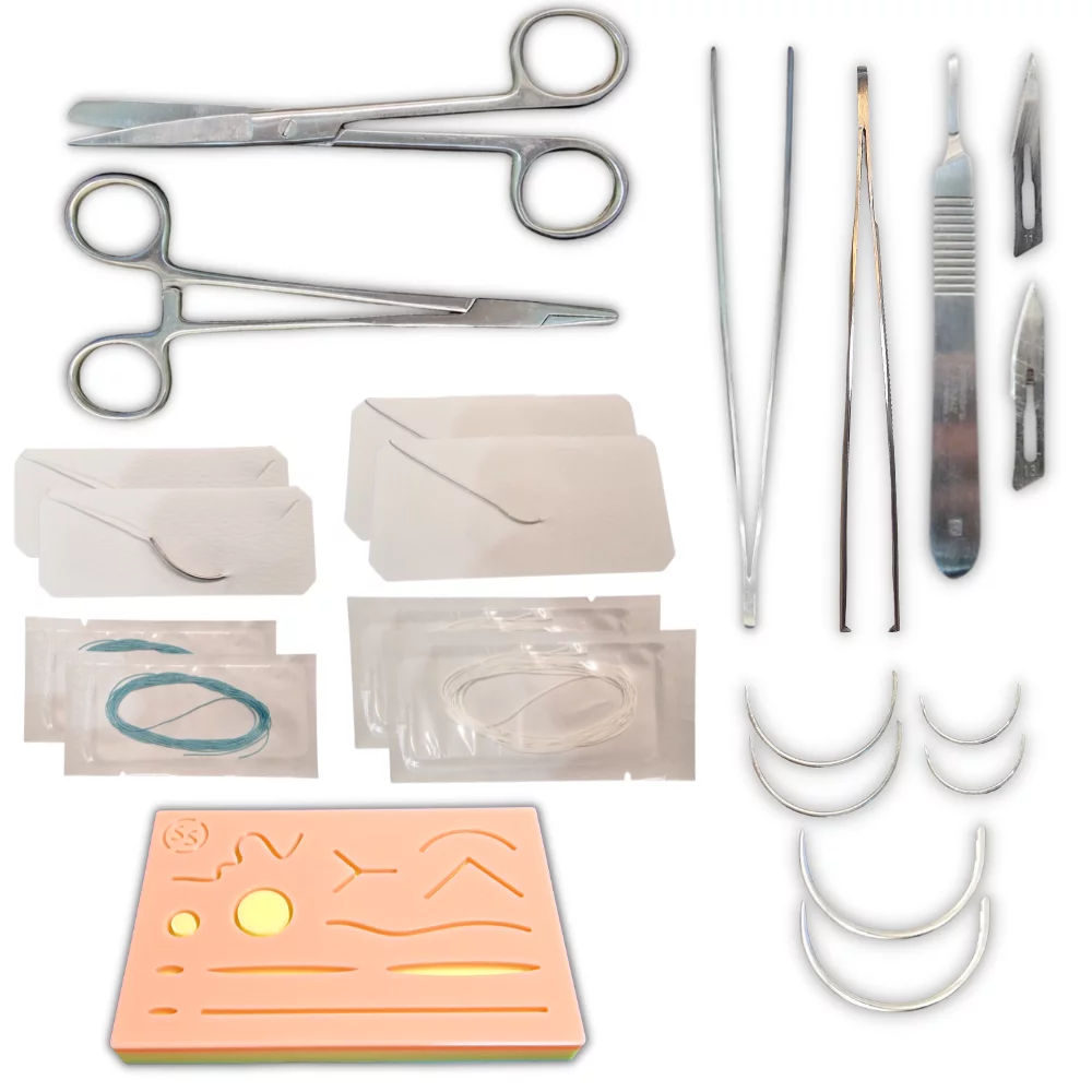Хирургический тренажер Pad 1.0 с инструментами, большой набор