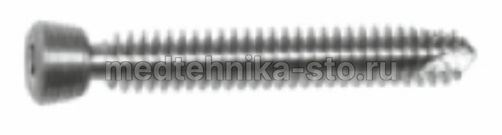 Винт спонгиозный с УС с конич.резьбой д.3,5 мм, дл.30 мм
